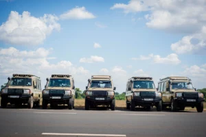 Comfortable 4x4 safari vehicle