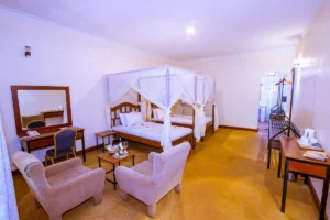 Eileen’s Trees Inn in the ‘Crater Highlands’ town of Karatu
